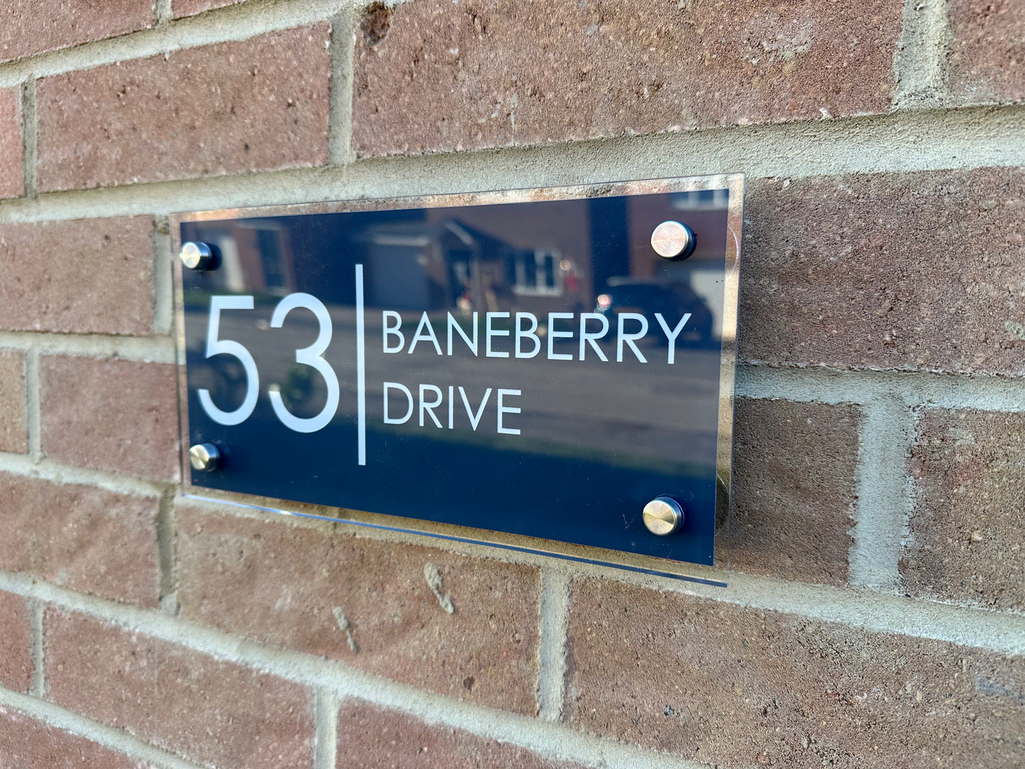 Personalised House Address Sign Large Size