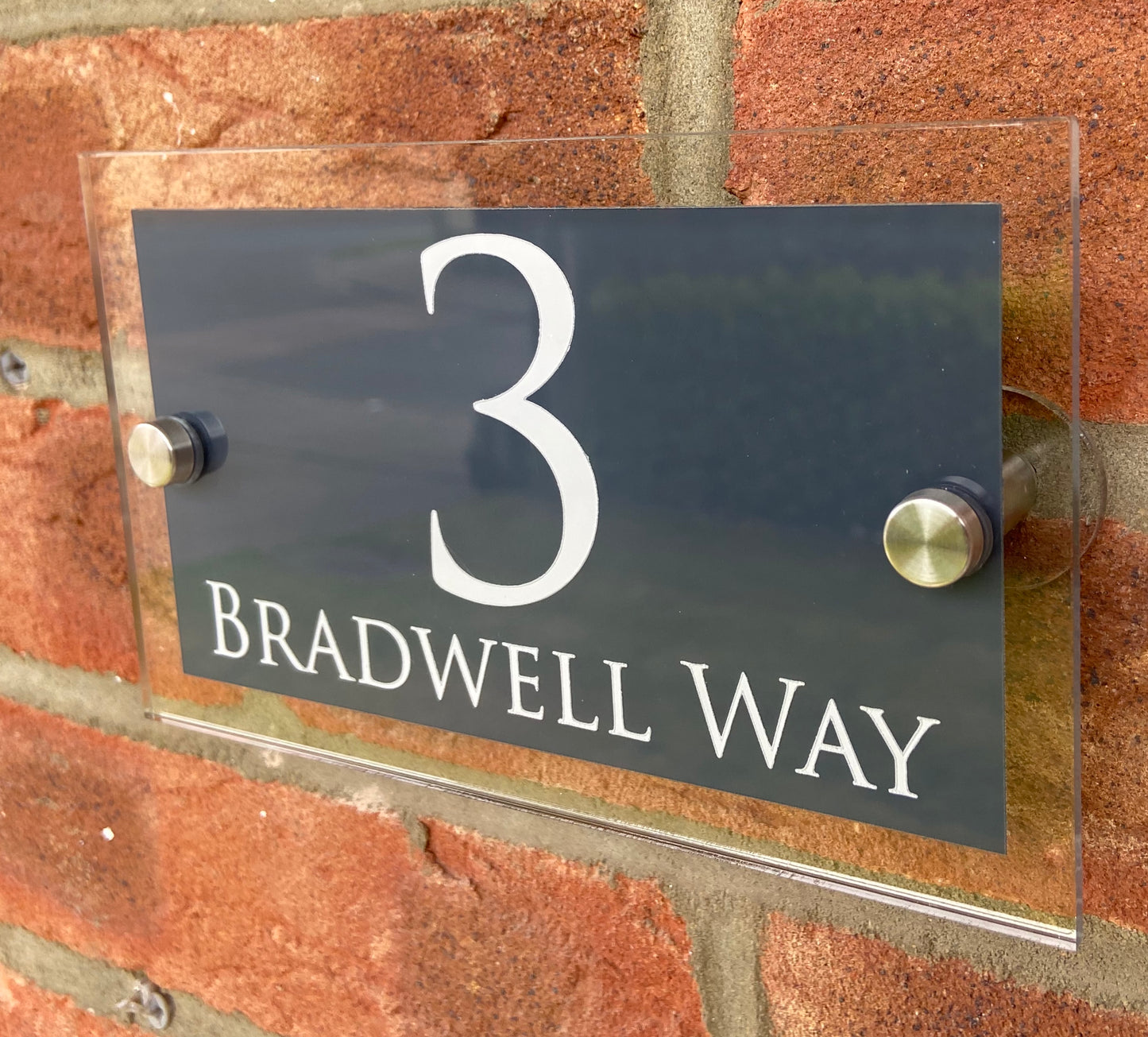 Personalised Acrylic House Address Sign