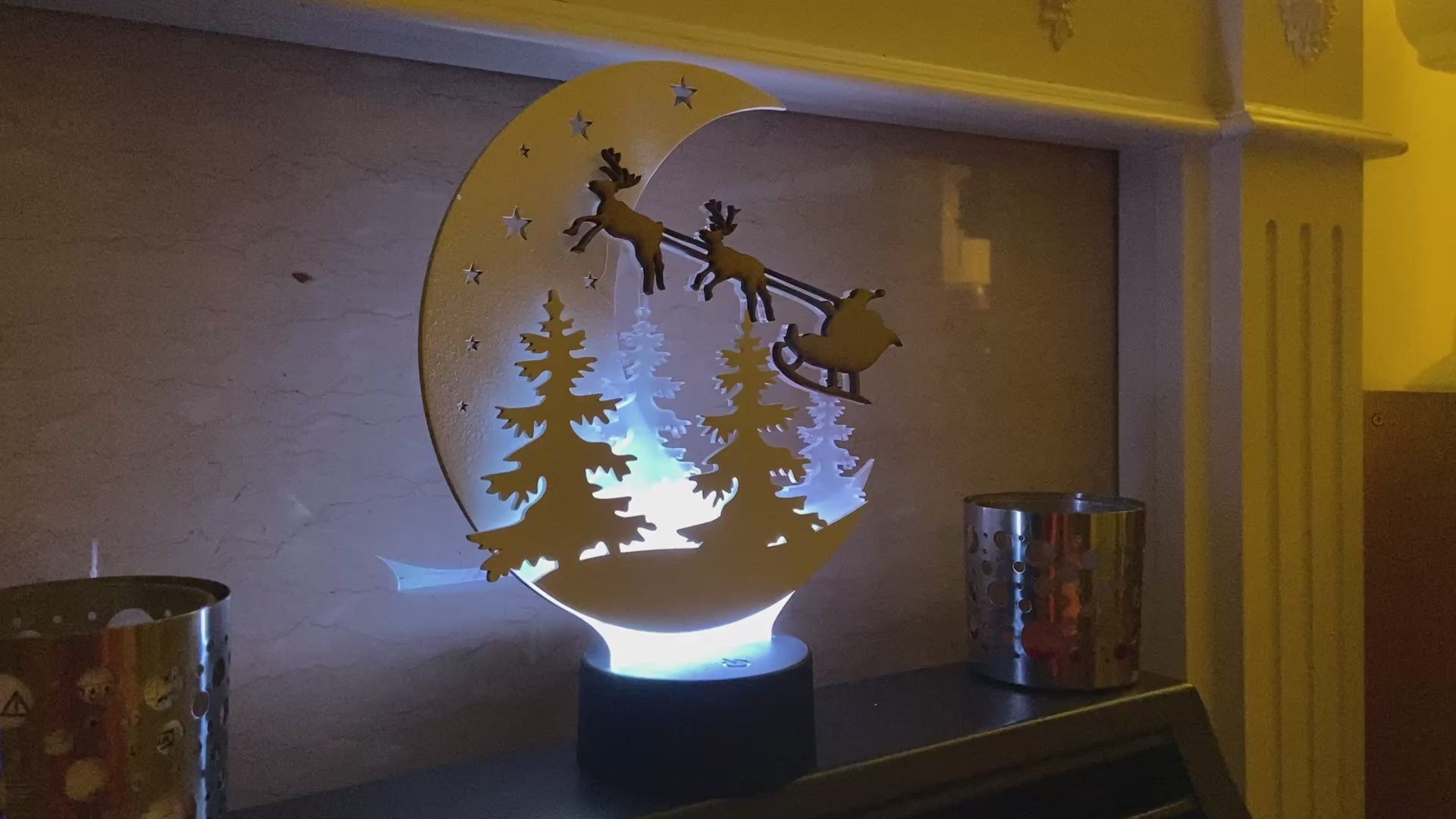 Santa Sleigh Light Scene – Prescotts